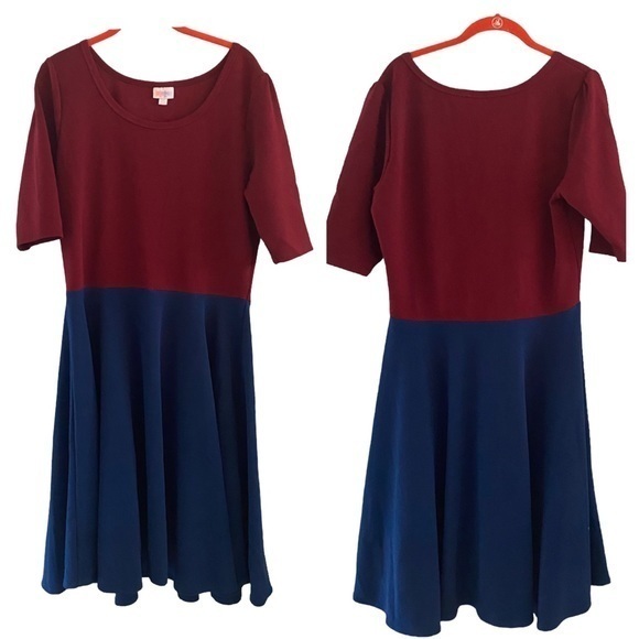 LuLaRoe Two Tone Dress - Picture 1 of 4